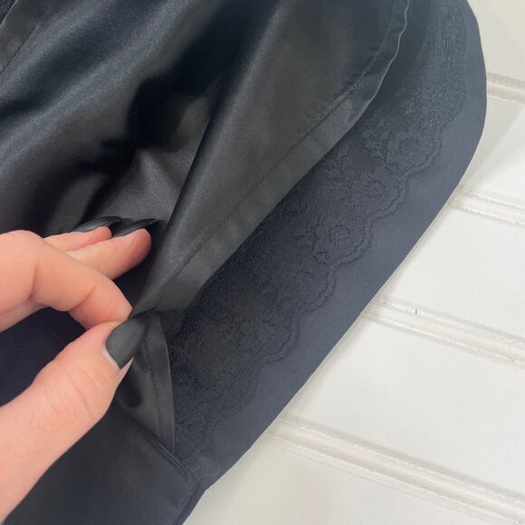 NWT Kate Spade Silk & Cotton Black Vicki Fringe Mini Swing Dress Size S - Picture 8 of 11